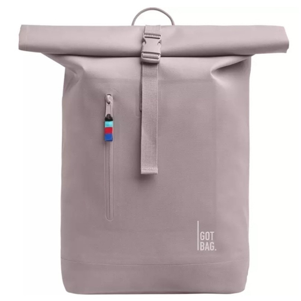 GOT BAG Roll Top Backpack Rose Pearl Ocean Impact Plastic Waterproof Mens Grey